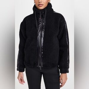 NWTs Bogner Fire & Ice Ninetta Teddy Fleece Jacket.  Black. Large